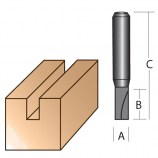 3mm Straight Bit - Single Flute - 1/4